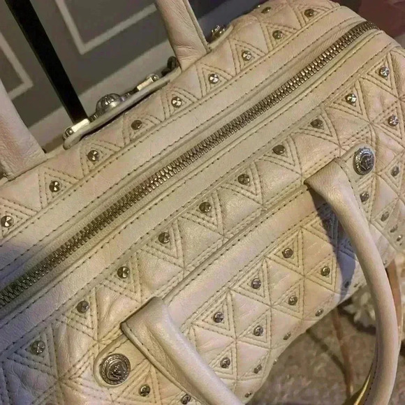 Versace Leather satchel color cream soft Leather - Picture 12 of 16